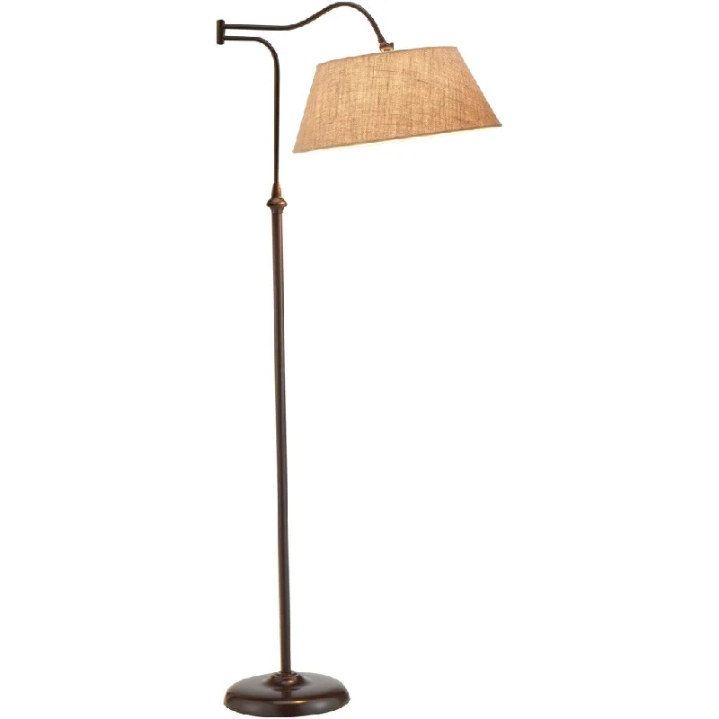 Fabric Floor Lamp with a Linen Shade for a Relaxed AestheticRowley Floor Lamp