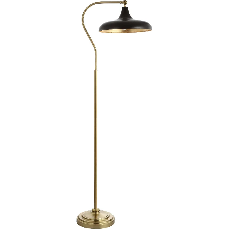 Industrial Style Floor Lamp with Exposed Bulbs for Loft ApartmentsStratum Floor Lamp Brass/Gold