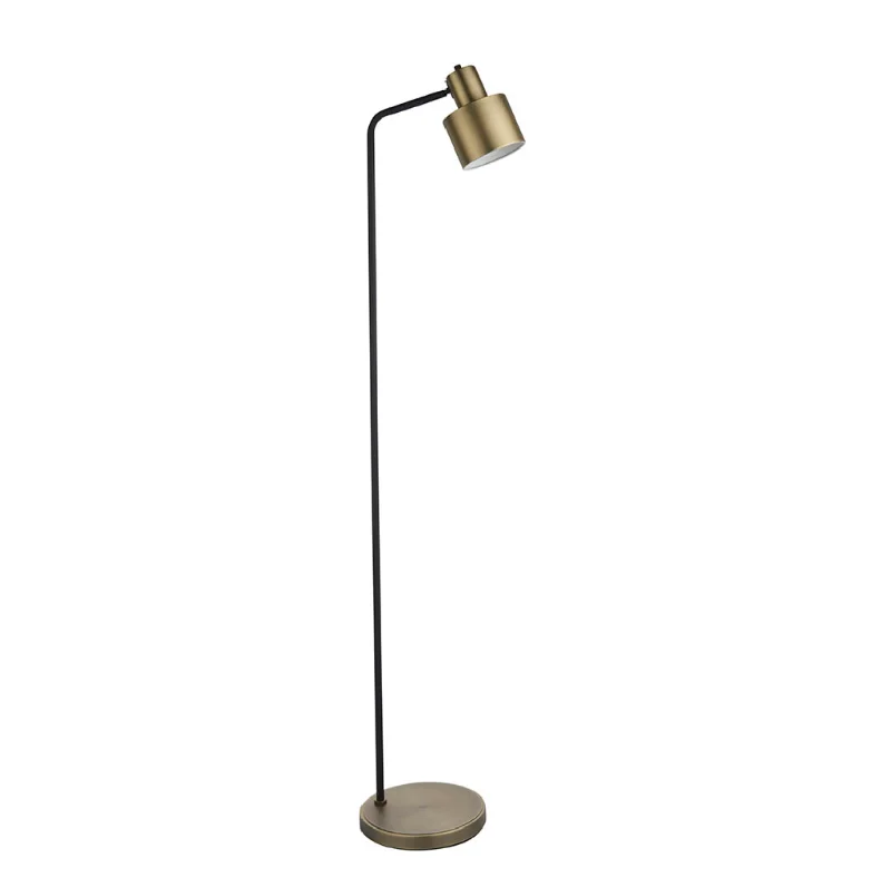 Marble Base Floor Lamp for a Touch of LuxuryAntique Brass & Matt Black Floor Lamp - ID 12139