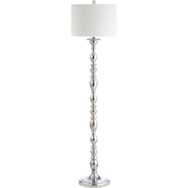 Industrial Style Floor Lamp with Exposed Bulbs for Loft ApartmentsWilhelmina Floor Lamp Chrome