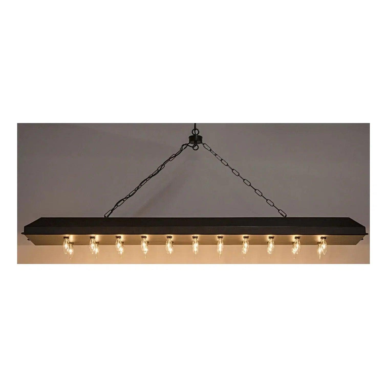 Art Deco Ceiling Lights with Geometric Patterns and Metallic Finishes545 Club Black Metal Pendant