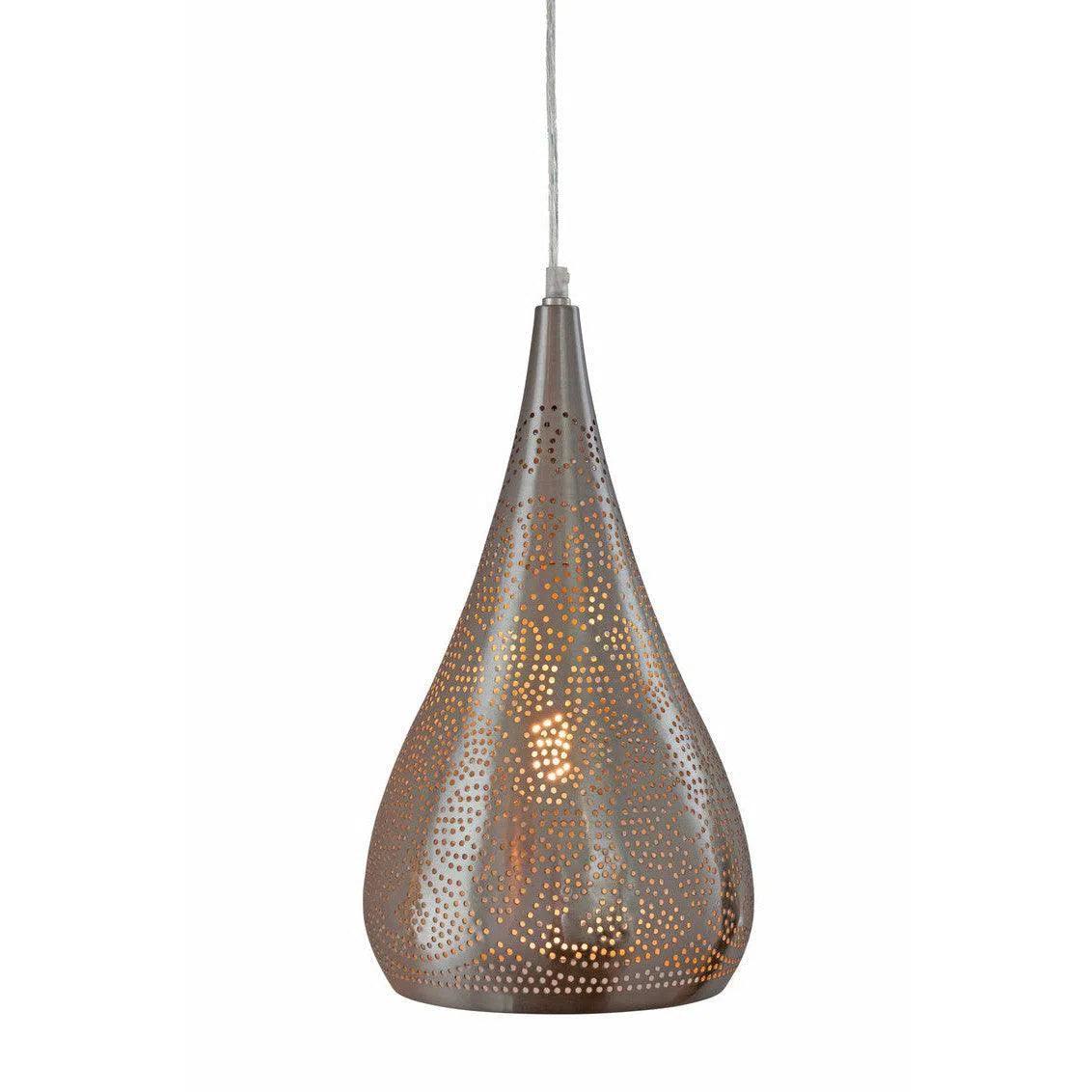 Crystal Ceiling Lights with High - Quality Swarovski CrystalsBlanton Metal Silver Pendant