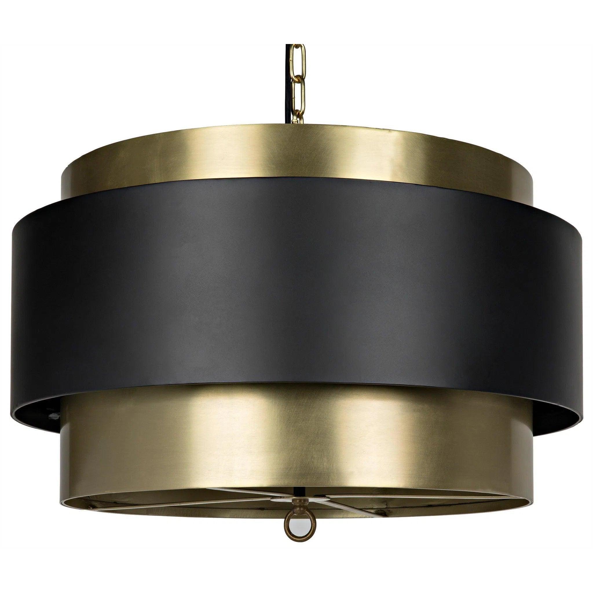 Industrial Style Ceiling Lights with Exposed Bulbs and Metal CagesDemetrius Metal Pendant