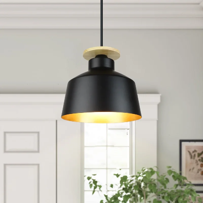 Retro Ceiling Lights Inspired by the 1950s and 1960s DesignDepuley Industrial Pendant Light Fixture, Farmhouse Black Metal Hanging Ceiling Lamp, Vintage Chandelier 7.9 Inch Adjustable Pendant Lighting