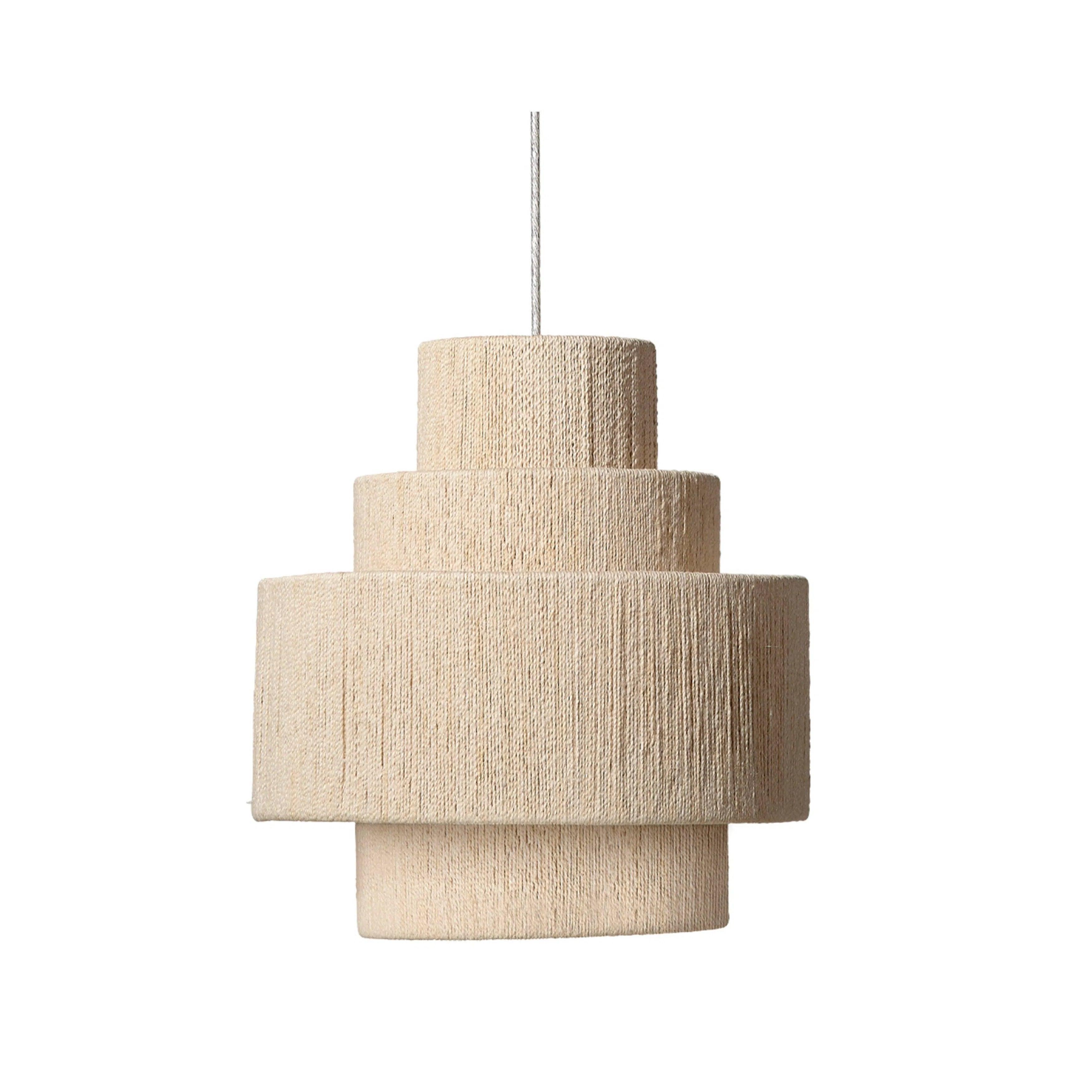 Tropical - Themed Ceiling Lights with Palm - Leaf Shapes and Rattan WrapsFilament Pendant