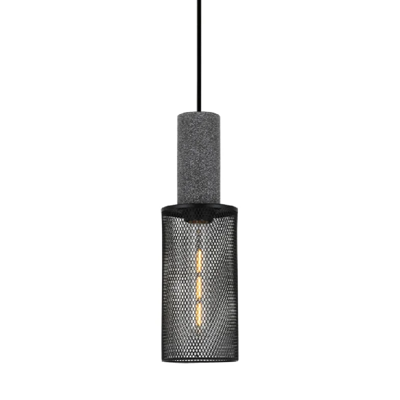 Crystal Ceiling Lights with High - Quality Swarovski CrystalsMidnight Mesh Long Pendant Light