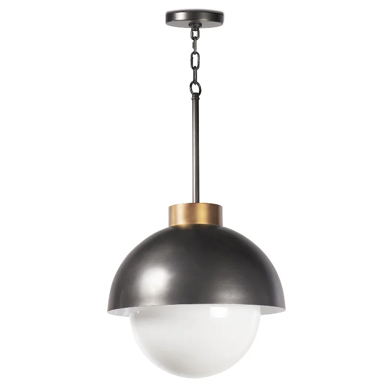 Modern Minimalist Ceiling Lights for Contemporary InteriorsMontreux Pendant (Oil Rubbed Bronze and Natural Brass)