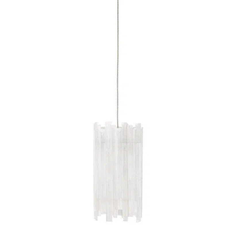 Contemporary Ceiling Lights with Unique, Abstract ShapesNatural Painted Silver Escenia 1-Light Multi-Drop Pendant