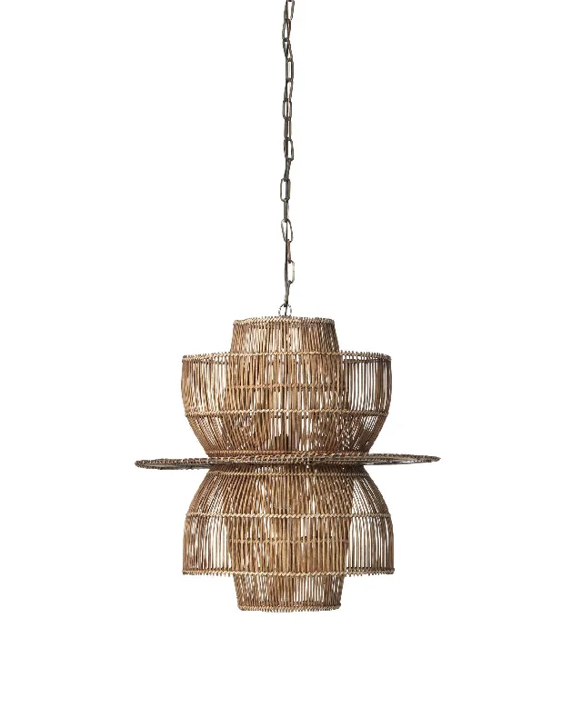 Rustic Ceiling Lights with Reclaimed Wood and Distressed FinishesNazas Pendant