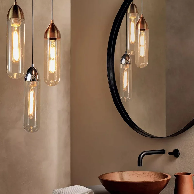 Retro Ceiling Lights Inspired by the 1950s and 1960s DesignPill Pendant Light | Brass, Silver or Black