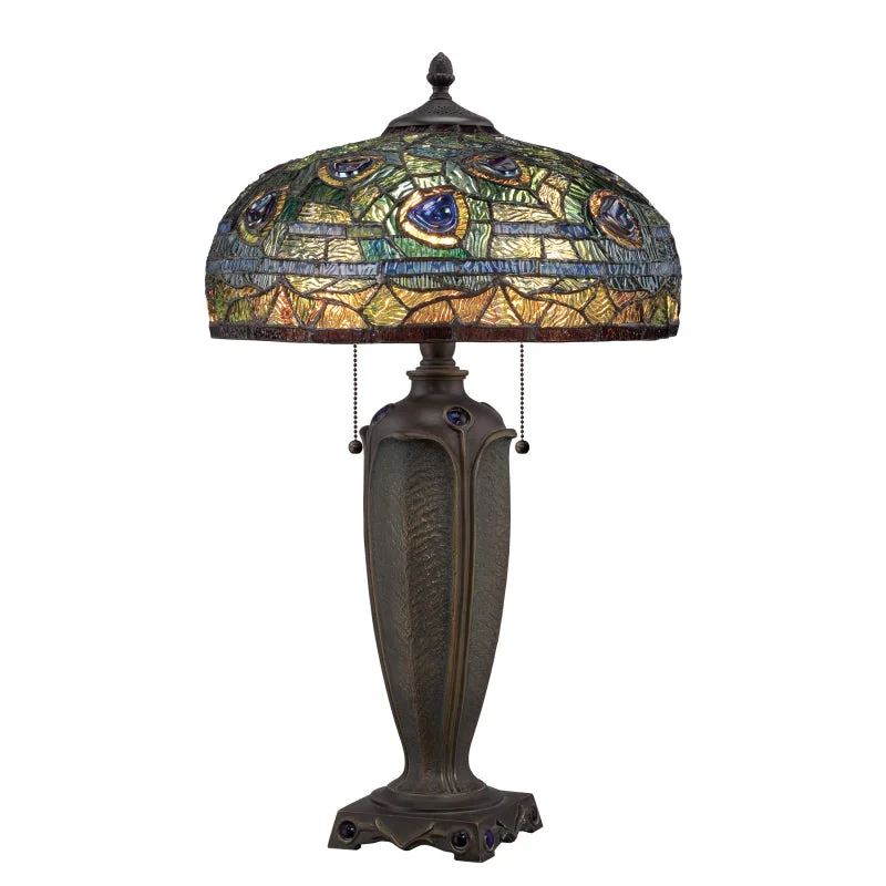 bohemian table lamps with colorful patterns for eclectic bedroomsLynch Table Lamp