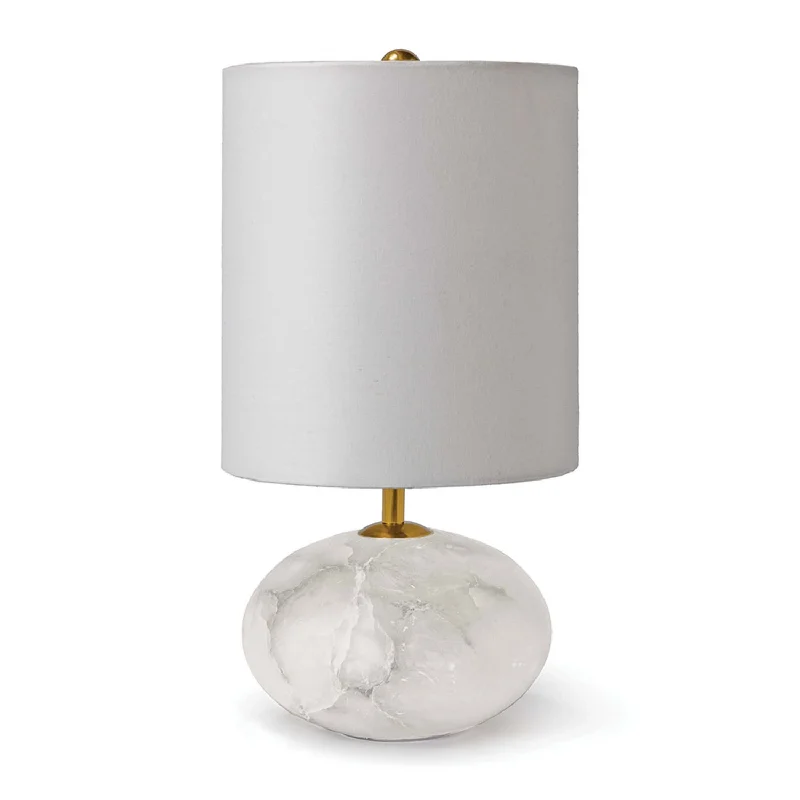 art deco table lamps with geometric shapes for a retro touchAlabaster Mini Lamp