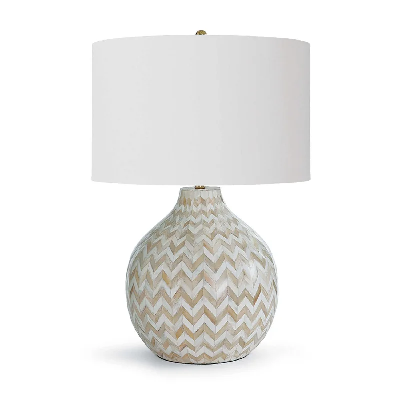 art deco table lamps with geometric shapes for a retro touchChevron Table Lamp