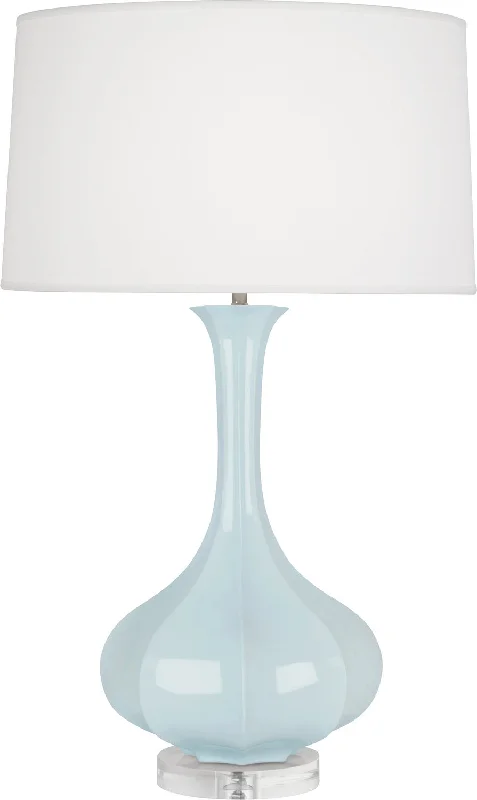 fabric table lamps with a linen shade for a relaxed and breathable lookOne Light Table Lamp