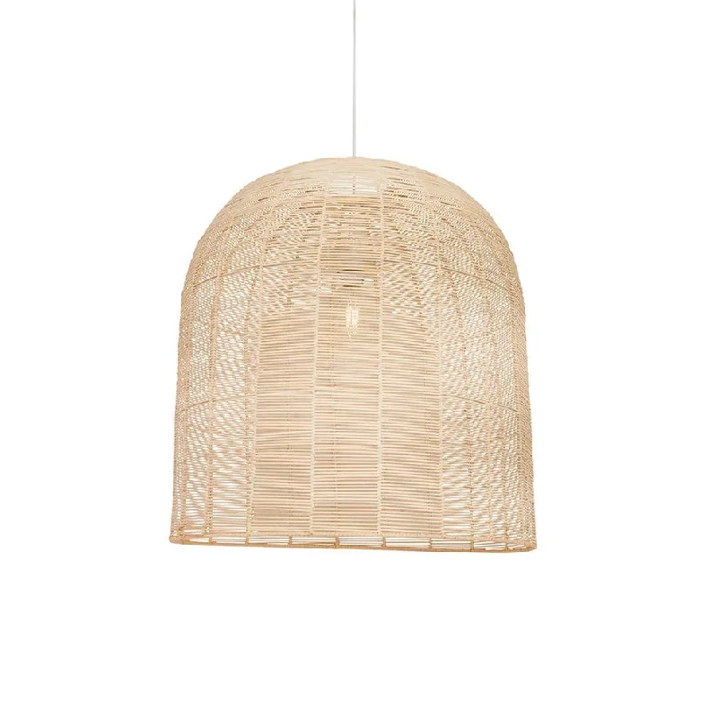 Japanese - Inspired Ceiling Lights with Shoji - Screen - like DiffusersTesse Pendant Light - Woven Rattan