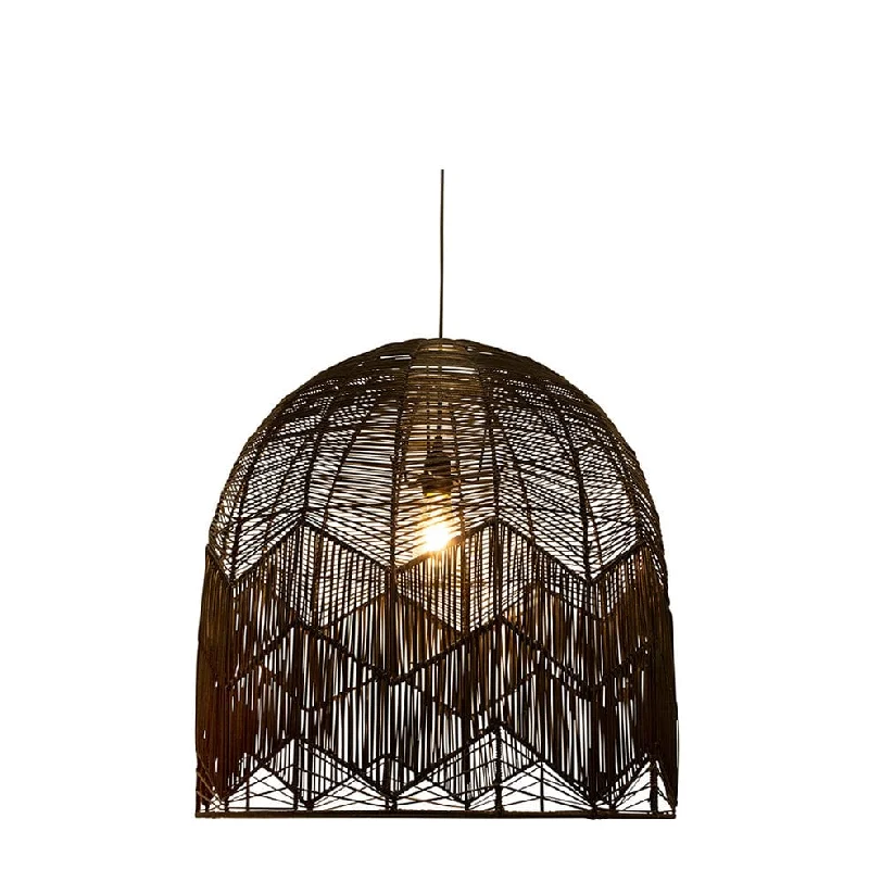 Metal Ceiling Lights in Brass, Copper, Stainless Steel, and IronToulon Pendant Light - Woven Rattan | 3 colours