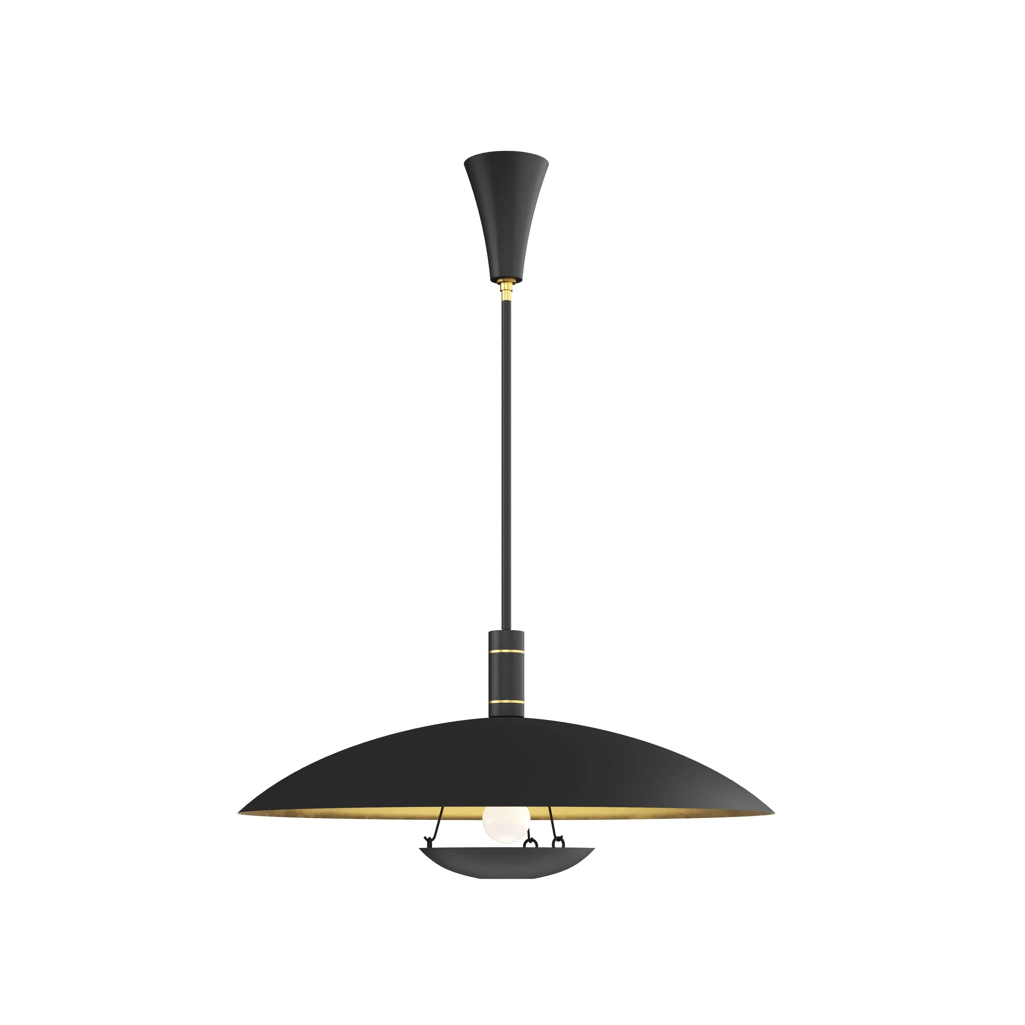 Modern Minimalist Ceiling Lights for Contemporary InteriorsWendell Pendant Light Modern Black And Brass Design