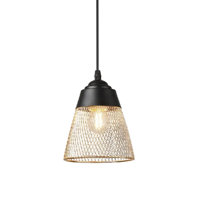 Japanese - Inspired Ceiling Lights with Shoji - Screen - like DiffusersZanthe Pendant Light | Black and Gold